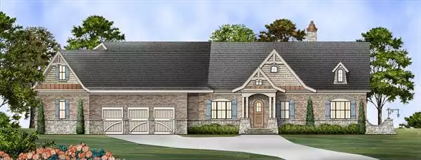 image of ranch house plan 4673